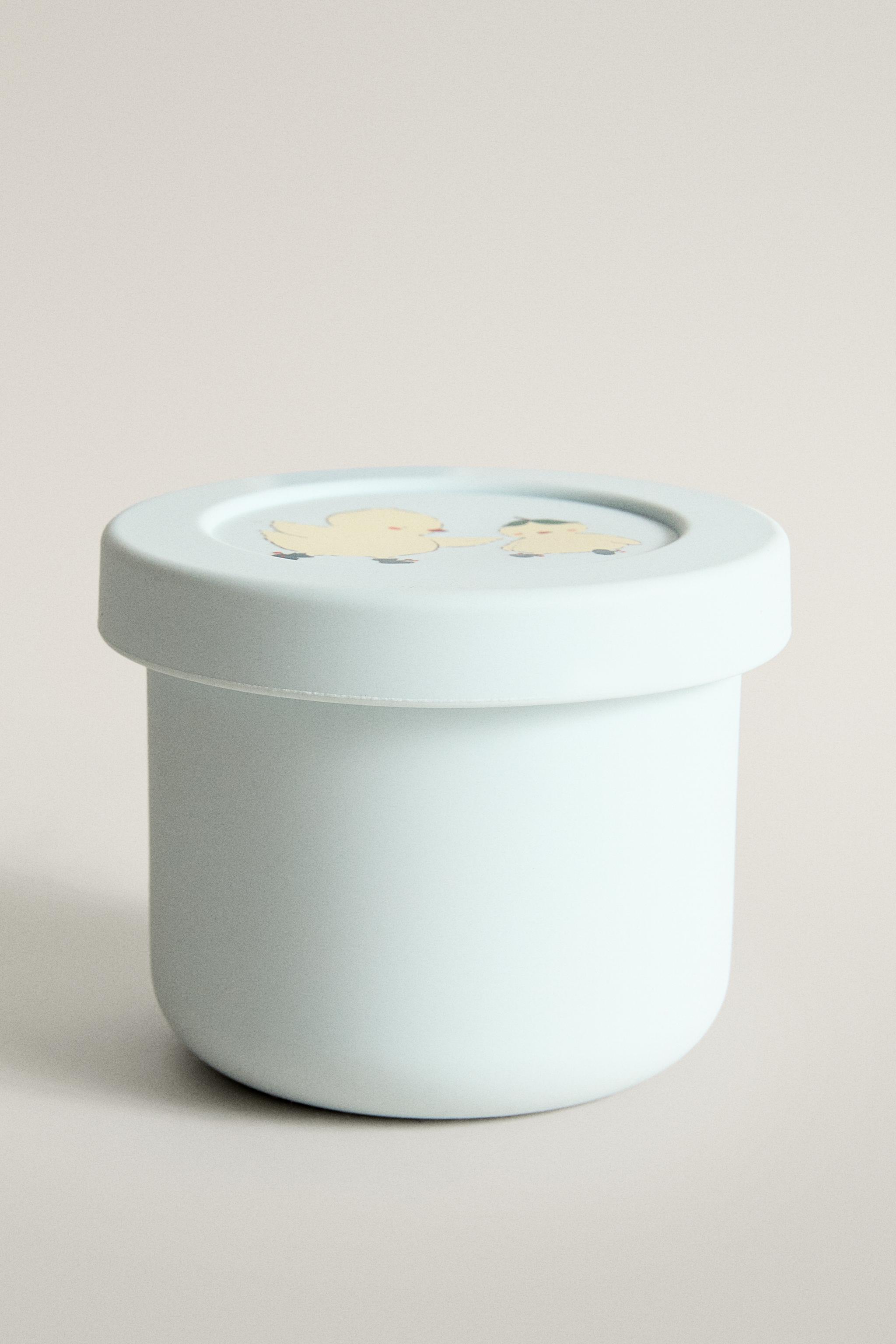 LUNCH BOX ENFANT SILICONE POUSSIN